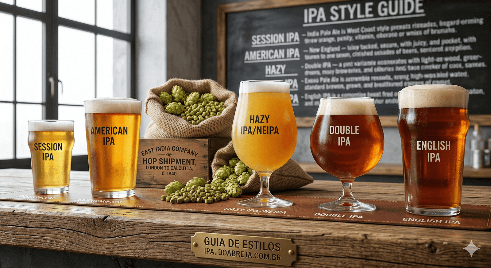 Guia Completo de Estilos IPA: De Session a Imperial