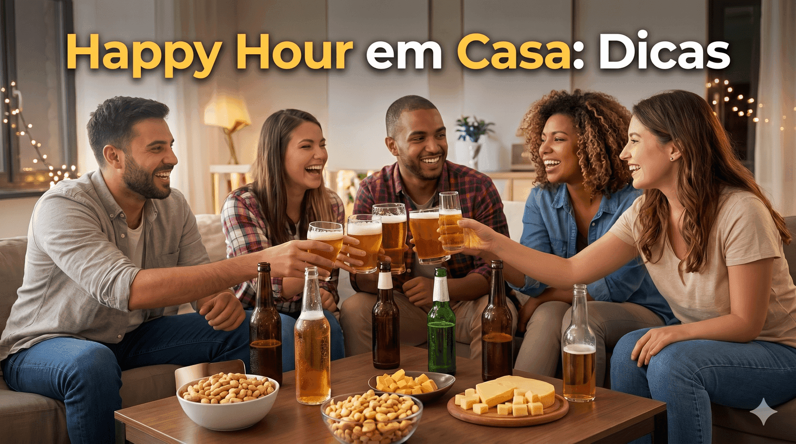 Happy hour em casa: o guia completo para receber sem estresse