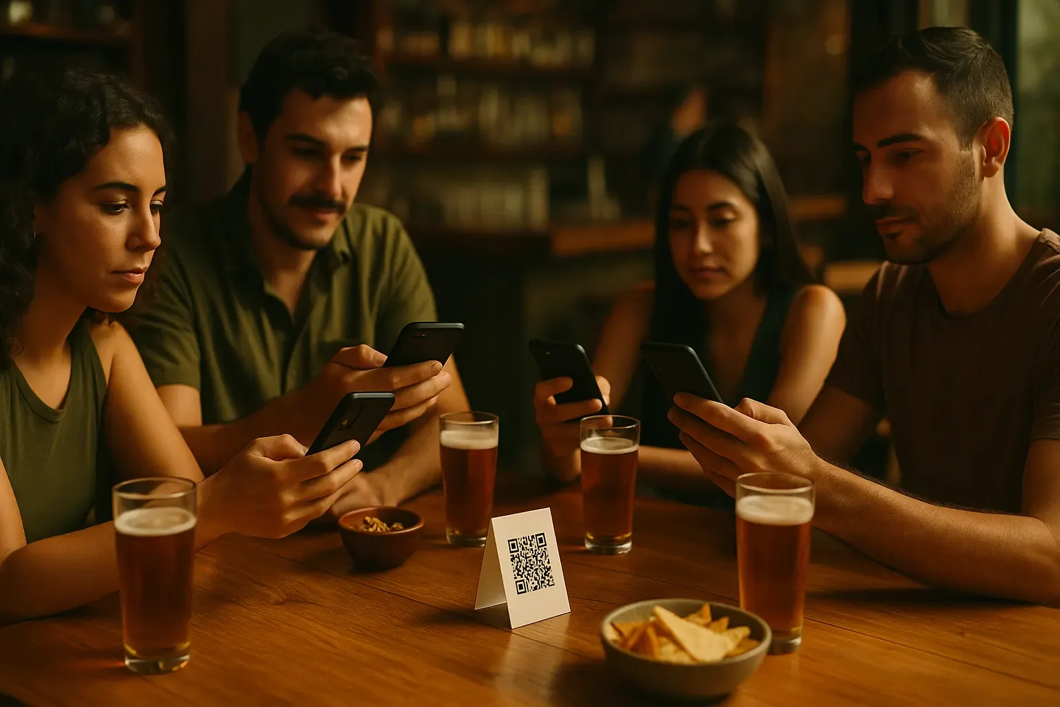 Comanda digital no bar: como funciona na mesa, passo a passo
