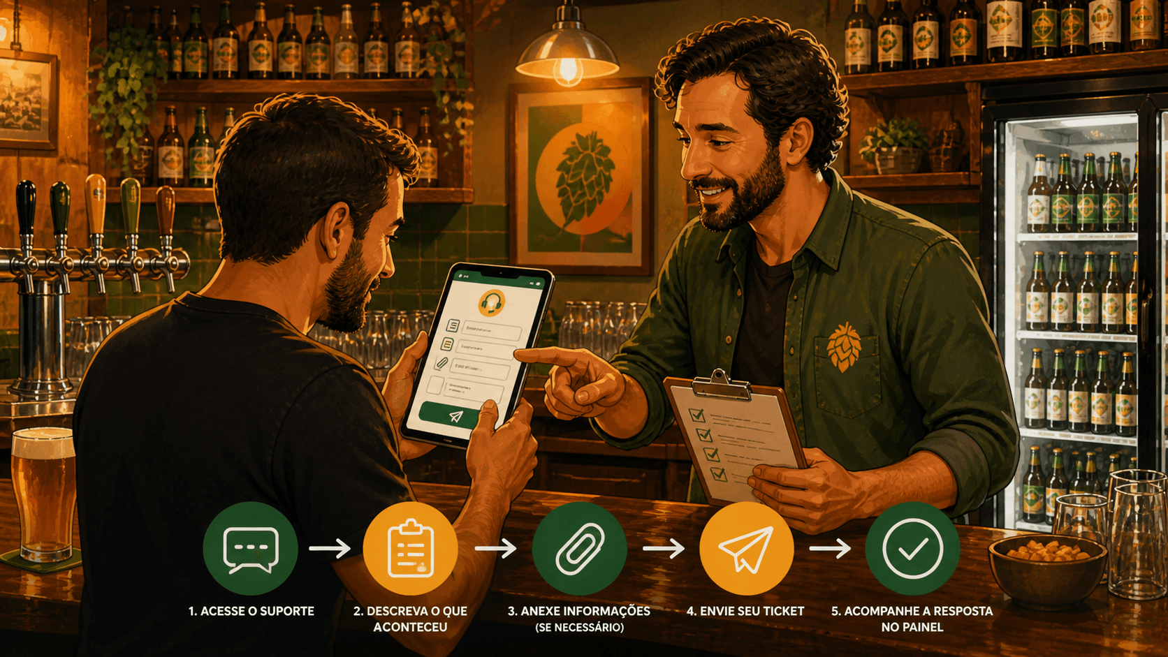 Guia rápido: como abrir um ticket no Atendimento BOABreja